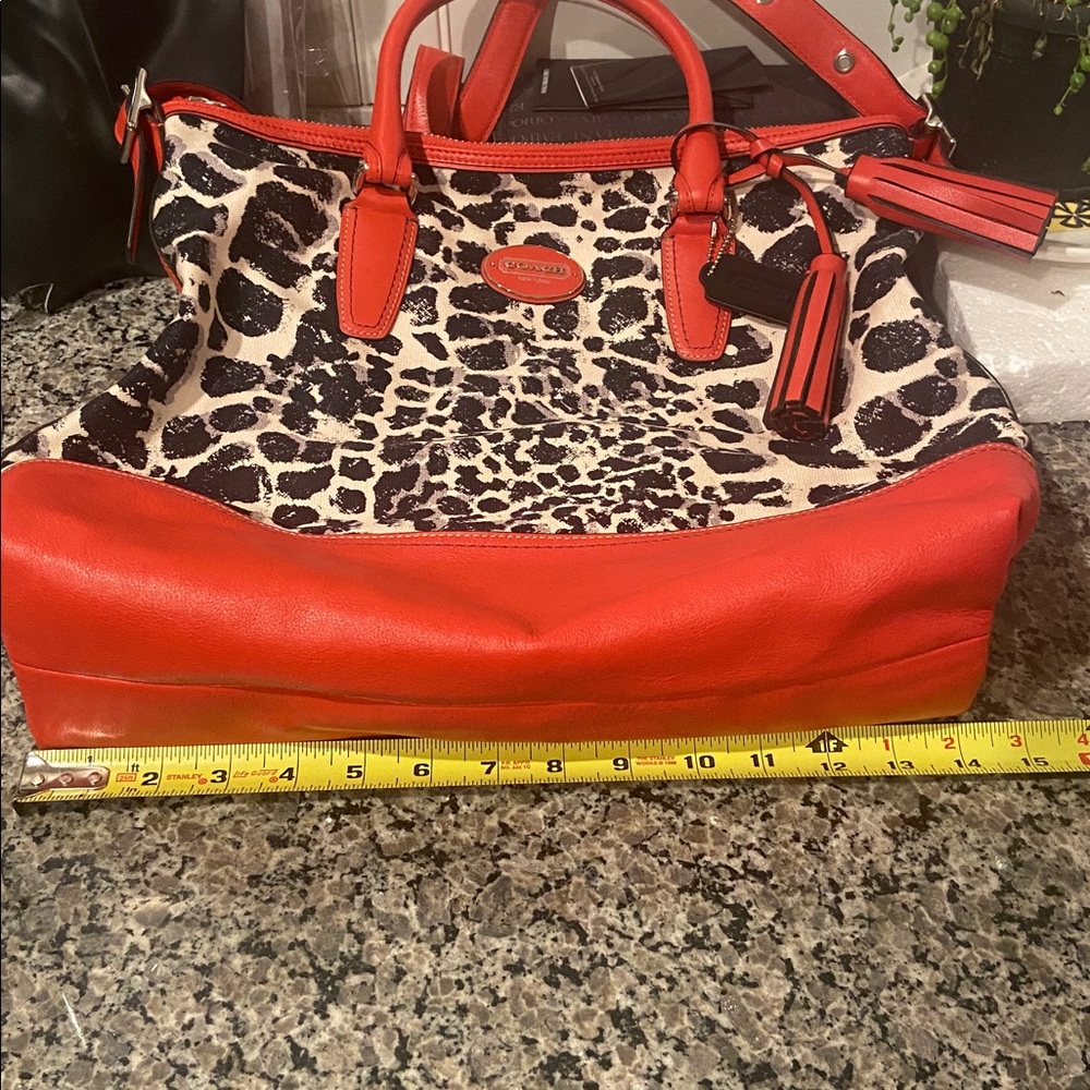 Coach EUC HTF Legacy Ocelot Large Tote - Picture 15 of 17